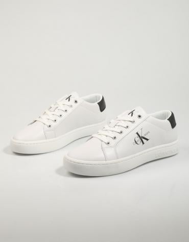 CLASSIC CUPSOLE LACEUP LOW LTH Branco
