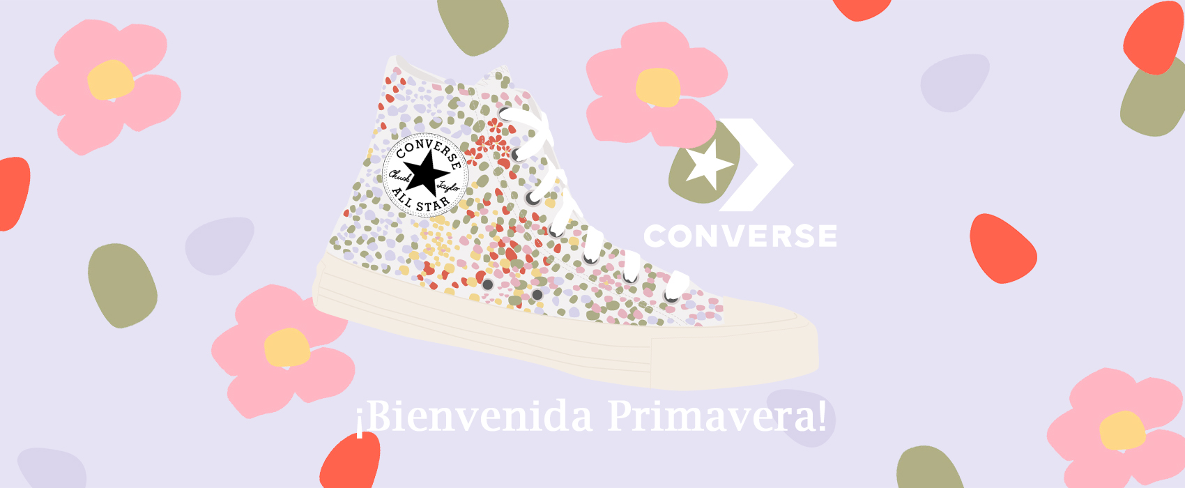 Zapatillas marca Converse.